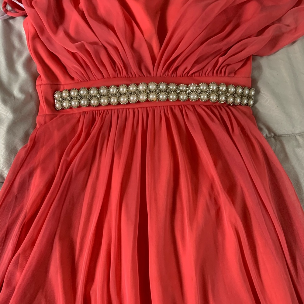 Sold—Peach prom dress